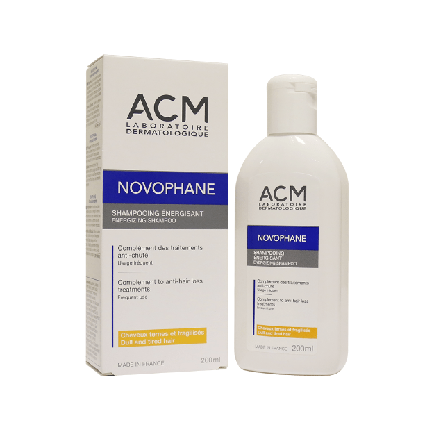 شامپو-ضد-ریزش-انرژایزینگ-نووفن-ای-سی-ام-۲۰۰-میلی-‎لیتر---Acm-Novophane-Energizing-Shampoo-200-ml