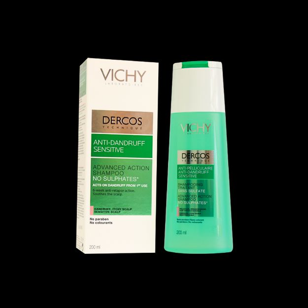 شامپو-ضد-شوره-ویشی-مناسب-پوست-سر-حساس-۲۰۰-میلی-لیتر---Vichy-Dercos-Anti-Dandruff-Sensitive-Shampoo-200-ml