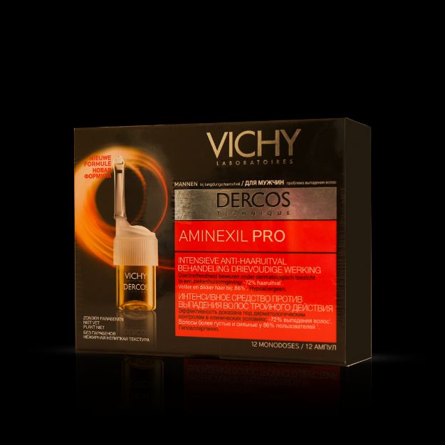 محلول-ضد-ریزش-آمینکسیل-پرو-ویشی-مخصوص-آقایان-۶-میلی-لیتر---Vichy-Aminexil-Pro-For-Men-6-ml