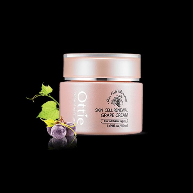کرم-ضد-چروک-انگور-اوتی-مناسب-پوست-های-معمولی-و-خشک-۵۰-میلی-لیتر---Ottie-Skin-Cell-Renewal-Grape-Cream-For-Normal-&-Dry-Skins-50-ml
