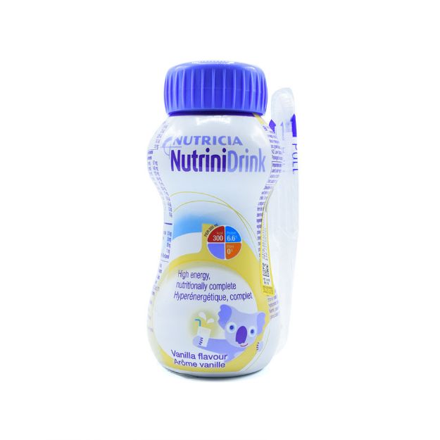 تصویر  نوشیدنی شیر نوترینی درینک نوتریشیا 200 میلی لیتر وانیلیNutrini Drink | مناسب کودکان یک تا دوازده سال