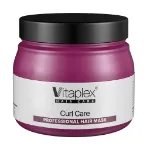 ماسک ترمیم کننده موهای فر ویتاپلکس 500 میلی لیتر Vitaplex Curly hair repair mask 500 ml