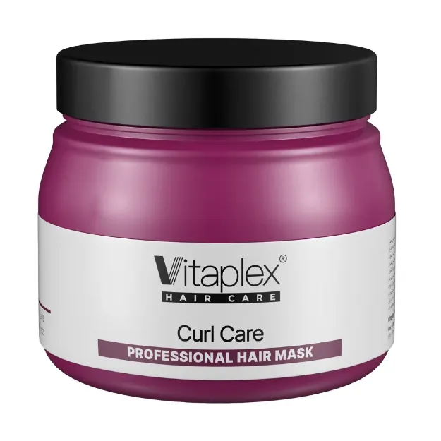 ماسک ترمیم کننده موهای فر ویتاپلکس 500 میلی لیتر Vitaplex Curly hair repair mask 500 ml