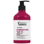 شامپو فاقد سولفات مناسب موهای فر ویتاپلکس 500 میلی لیتر Vitaplex Curly Care Shampoo 500 ml