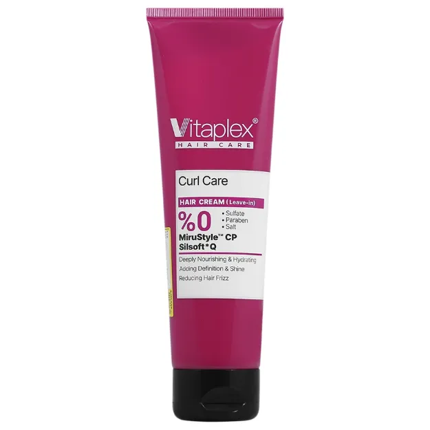 کرم حالت دهنده و ترمیم کننده موهای فر ویتاپلکس 150 میلی لیتر Vitaplex Curl Care Hair Cream 150 ml