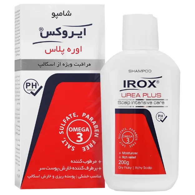 شامپو اوره پلاس ایروکس 200 گرم Irox Urea Plus Shampoo 200 g