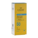کرم ضد آفتاب فلویید بی رنگ سینره با SPF 50 حجم 50 میلی لیتر Cinere SPF 50 Aqua Fluid Sunscreen 50 ml