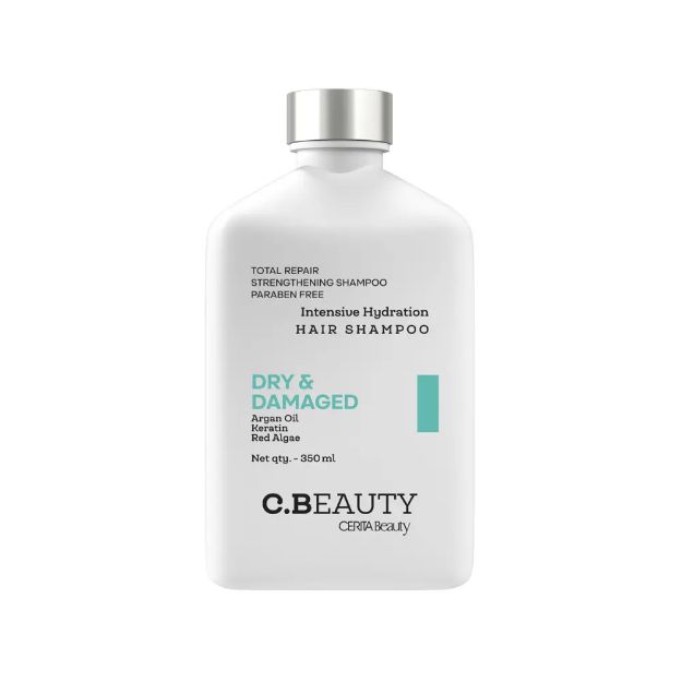 شامپو مناسب موی خشک و آسیب دیده سی بیوتی 350میل C Beauty Hair Shampoo For Dry and Damaged Hair