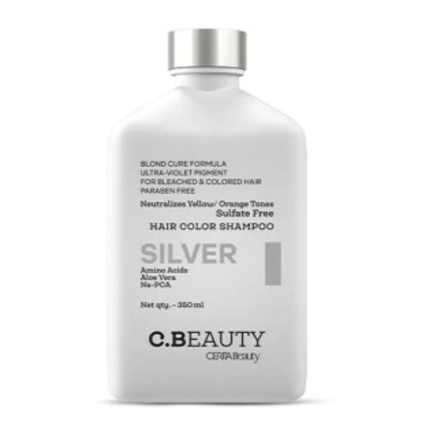 شامپو رنگساژ سیلور سریتا بیوتی 350 میل Cerita Beauty Silver Color Refreshing Shampoo 350 ml