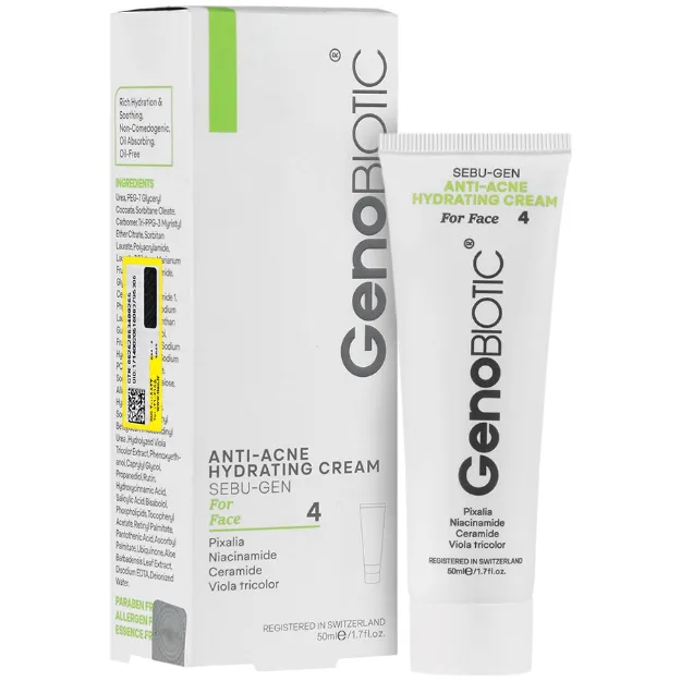 کرم آبرسان ضد آکنه سبوژن 4 ژنوبایوتیک | Sebu Gen Anti Acne