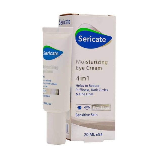 کرم مرطوب کننده دور چشم 4 در 1 سری کیت 20 میلی لیترSericate Moisturizing Eye 4 In 1 Cream 20 Ml