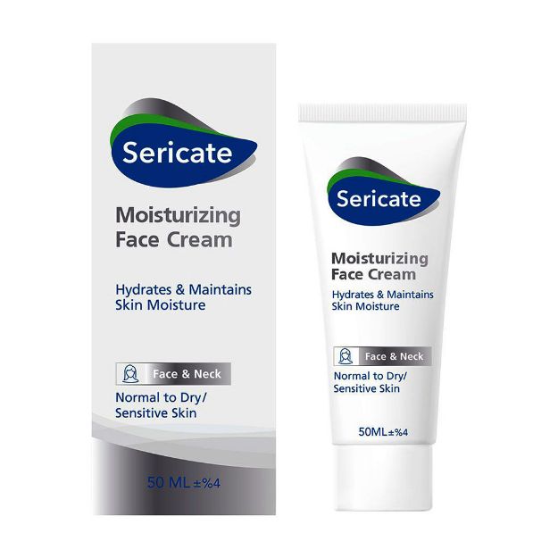 کرم مرطوب کننده صورت پوست نرمال و خشک سری کیت 50 میلی لیترSericate Moisturizing Face Cream For Normal And Dry Skin 50 Ml