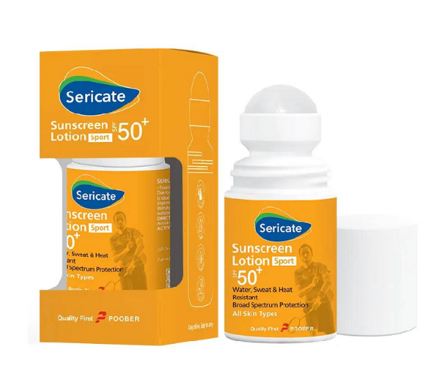 ضدآفتاب رولی اسپرت SPF50+ سری کیت - 50 میل  SERICATE SUNSCREEN LOTION SPORT SPF50 ALL SKIN 50 ML