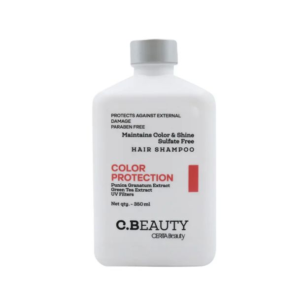 شامپو محافظ رنگ مو سی بیوتی حجم 350 میلی لیتر C Beauty Color Protection Hair Shampoo 350 ml
