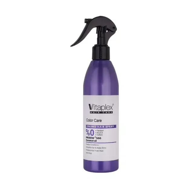اسپری نرم کننده موهای رنگ شده ویتاپلکس 300 میلی لیتر Vitaplex Color Care Colored Hair Spray 300 ml