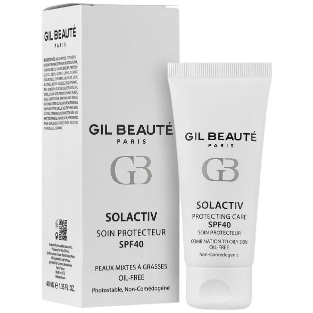 کرم ضد آفتاب سل اکتیو پوست چرب SPF40  Solactive Protection Care For Oily Skin SPF40 Gil Beaute