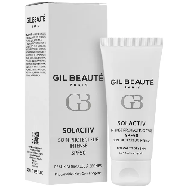 کرم ضد آفتاب سل اکتیو پوست خشک SPF50 Solactive Soin Protecteur Intense For Dry Skin SPF50Gil Beaute