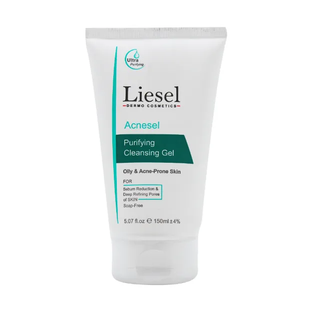 ژل شستشوی پوست چرب آکنه سل لایسل 150 میلی لیتر Liesel Acnesel Purifying Cleasing Gel 150 ml